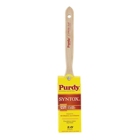 Purdy Purdy Syntox Flat 2 in. Extra Soft Flat Trim Paint Brush 144402620